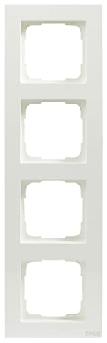 OPUS® 55 Kubus Abdeckrahmen Ausführung 4-fach, Farbe polarweiß