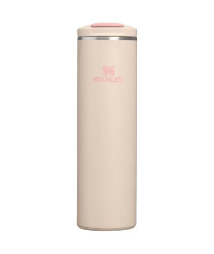 Image of STANLEY Transit FlipTop Mug | Leakproof Coffee Travel Cup | Vacuum Insulated Stainless Steel | Stays Hot or Cold for Hours | BPA-Free | 20 oz | Champagne