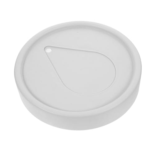 SOIMISS Charrette Casserole roulement Chariot Support de Plante roulante des Stands de Plein air Plateau pour Pot de Fleurs avec Rouleau Plateau de jardinière résine Plastique Blanche