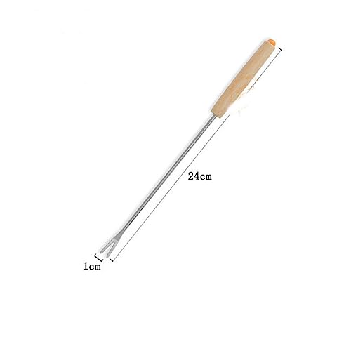 image for esowemsn Set of 6 Stainless Steel Fondue Forks 9.4