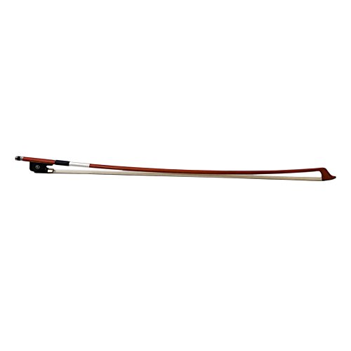 Paititi Full Size Cello Bow Pernambuco Wood with Double Pearl Eye Mongolian Horsehair Well Balanced with FREE Bow Case - Thumbnail 4
