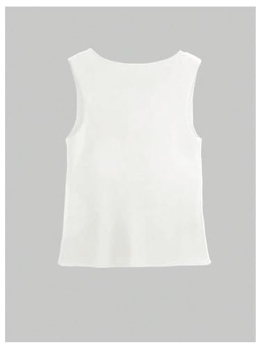 Image of GORGLITTER Women's Sleeveless Knit Sweater Vest Top Tredny Dressy Button Up Business Casual Cardigan Vest Going Out Top