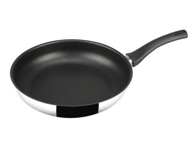 Magefesa Essential - Antihaft-Pfanne, doppellagig, Edelstahl, für alle Herdarten geeignet, für Induktionsherde Leicht zu reinigen und spülmaschinenfest. (20_cm) Cover