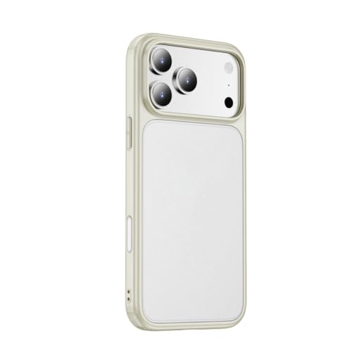 Coque iPhone 17 gris mat en TPU antichoc transparente sans aimant