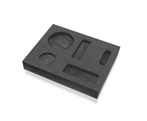 Nelyrho 5-in-1 Graphite Casting Ingot Mold for Melting and Refining Silver Brass Zinc Aluminum and More Metals- 1 Piece