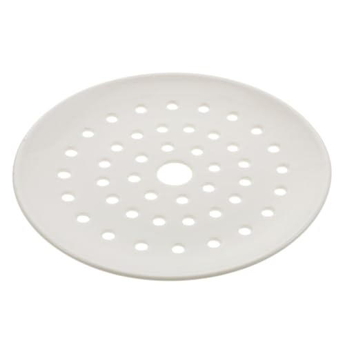 Ciieeo 多孔付き蒸し皿 蒸し器対応 餃子や野菜用排水プレート 安定設置可