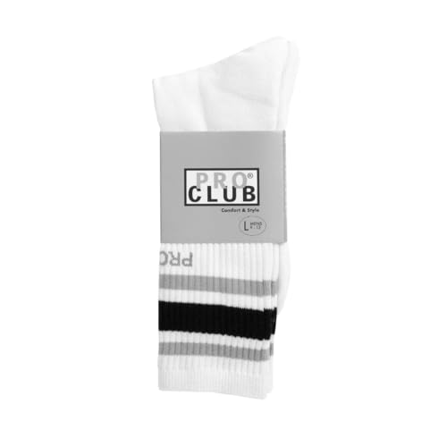 Pro Club Classic Stripe Crew Socks, 1 Pair2