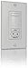 somfy DecoFlex Wirefree RTS Wall Switch - 1 Channel - Pure White Tone - Control RTS Shades, Blinds, Curtains - Battery Pre-Installed, Button Labels, & Mount Included - #1810897