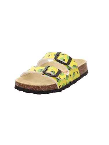 Superfit Fussbettpantoffel 1-800111 Hausschuh, GELB/Mehrfarbig...