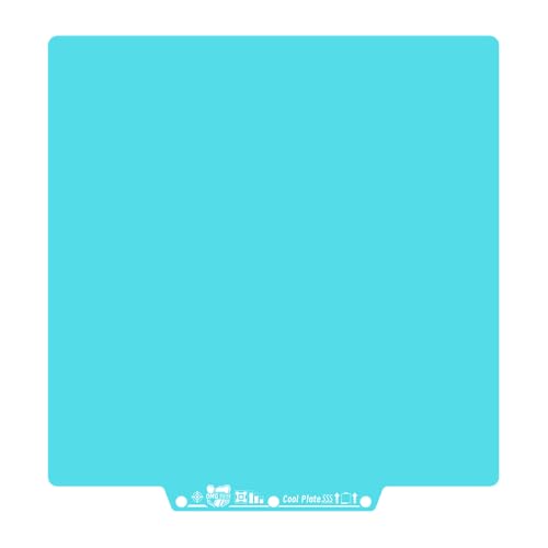 OMG Cool Plate 235x235mm Build Plate for AD5X/AD5M/AD5M pro/Ender 3/3 Pro/Ender 3 S1/Ender 3 V2 Neo/Ender 3 Neo 3D Printer Spring Steel Sheet build Plate 3D Printer Platform Easily remove your prints.