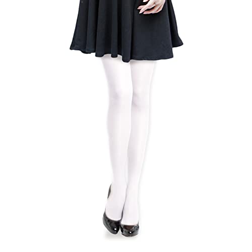 [オンサプライ] カラータイツ ホワイト レディース 80デニール モノトーン (OA-431A)