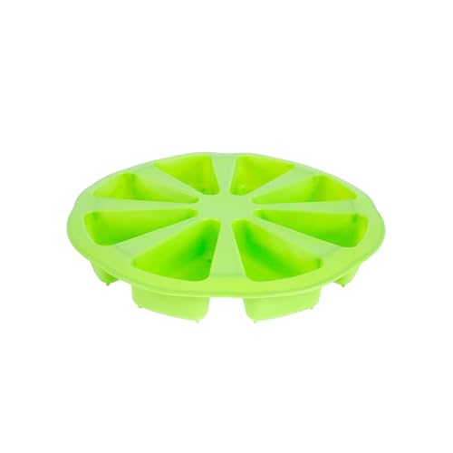 Cítricos - Molde para cubitos de hielo - Solución correctora de bebidas diluidas, forma de rodaja de fruta de alta definición, resistencia al choque térmico + fácil liberación, duradera, perfecta para