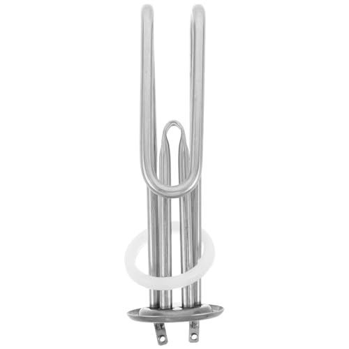 WOFASHPURET Elemento Calefactor Tubular de Acero Inoxidable 220v 1,5 Kw para Calentador de Agua, Resistencia Antical Roscada para Samovar, Depósito y Dispensador de Agua Caliente Doméstico