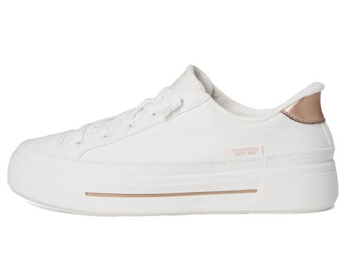 Skechers Hands Free Slip-Ins Bobs Social, WHT, 8 M