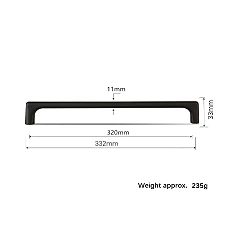 SYDARSYN Kitchen Cupboard Handles Black Drawer Handles Cabinet Handles Kitchen Door Handles 320mm - Image 2