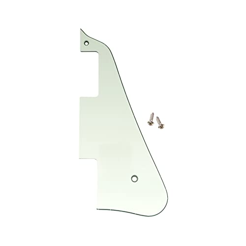 Musiclily LP Guitar Pickguard for China Made Epiphone Les Paul Standard Modern Style Electric Guitar, 3Ply Parchment