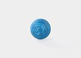 Balanced Body Posture Ball, EVA Foam Pilates Prop for Alignment, Posture Tool for Thighs, Back, Legs, Swirlie Blue, 6 Inches