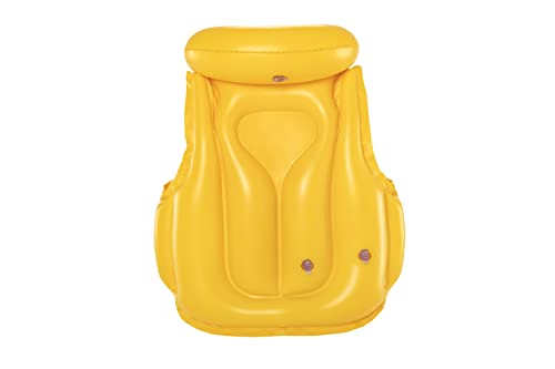 Bestway Kids Swim Vest Inflatable Swim Vest for Kids Toddlers Ideal Buoyancy Swim Aid Swimsuit, Yellow - Image 4