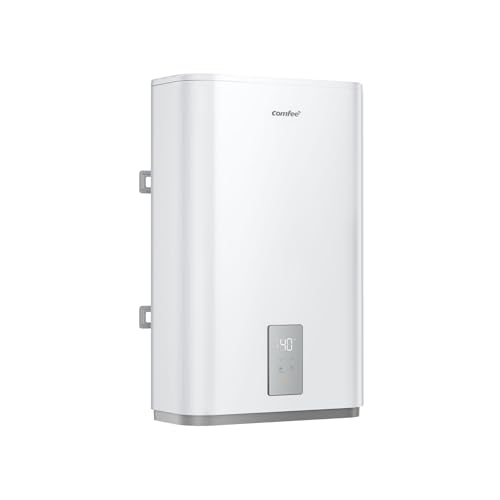COMFEE' CWH15ED1380EUW Calentador Eléctrico de Pared de 80L, Doble Tanque, con Espacio para Debajo del Fregadero, Compacto y Fácil de Instalar, Conexión Wi-Fi, Control Remoto por Aplicación, Blanco - imagen 14