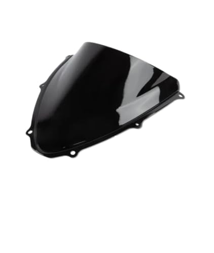 Materiale: plastica ABS Moto Parabrezza Double Bubble Compatibile Con Suzuki GSXR600 GSXR750 K6 K7 GSXR 600 750 2006 2007(Black)