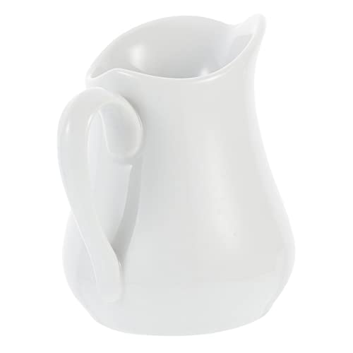 Unomor Ceramic Milk Cup Coffee Shop Supplies Appetizer Kitchen Sauce Container Creami Water Bottle Jug Espresso Pot Espresso Pitcher Sauce Serving Pitcher Ceramic Pouring Creamer Ceramics