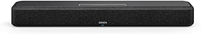 Denon Home Sound Bar 550 - Barra de Sonido compacta para Cine en casa con Dolby Atmos, DTS:X, WLAN, Bluetooth, AirPlay 2, HEOS Built-in, HDMI eARC, 4K Ultra HD, Dolby Vision, HDR10