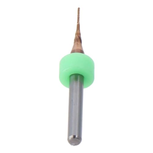 Image of FEIYING 10Pcs Carbide End Mill Engraving Milling Cutter,3D Wood Engrave CNC Router Bits Tools,Engraving Milling Cutter Hardened Steel Durable(0.5mm)