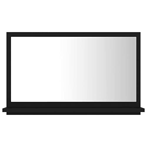 Vidaxl Bathroom Mirror Home Hallway Bedroom Laundry Room Washroom Wall Mirror Furniture White And Sonoma Oak 35.4"X4.1"X14.6" Engineered Wood #TOP1