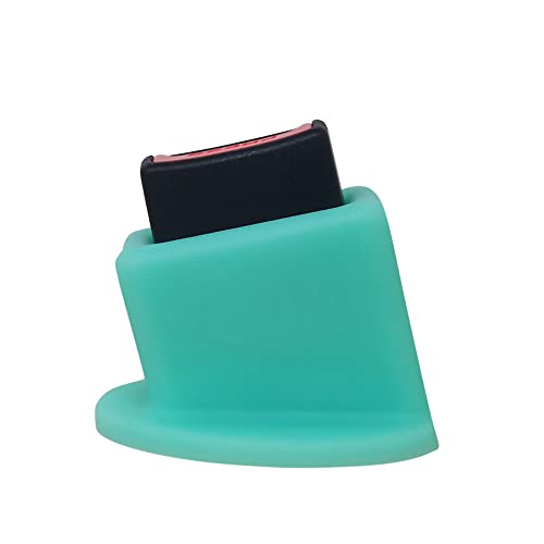 Image of ZUWIT Seat Belt Buckle Holder – Easy Access to The Buckles of Rear Seats - Plug The Seat Belt in with Only One Hand – Friendly to Kids, and Passengers with Special Needs (Fluorescent)