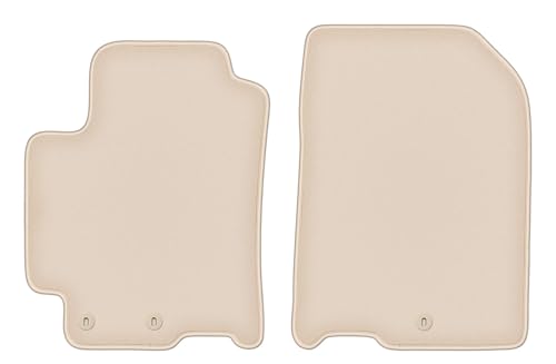 Tapis de voiture Kia Rio IV anti-glissement velours beige pour protéger votre moquette