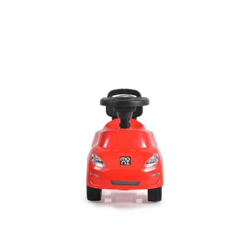 Moni Rutschauto Muse, Rutscher, Musikfunktion, Rückenlehne, Lenkrad, ab 3 Jahren, Farben:rot – Bild 5
