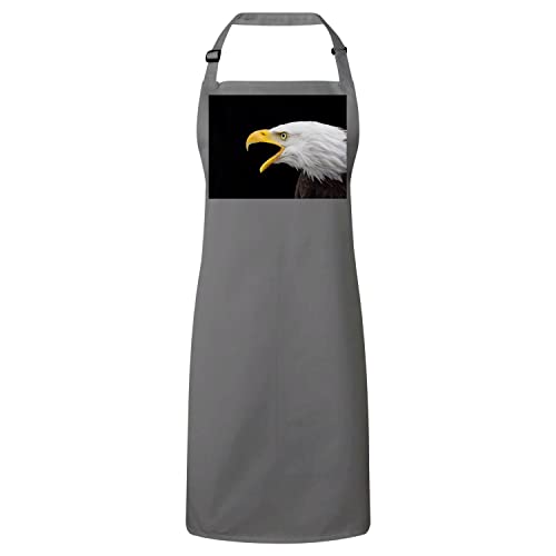 Tablier premium aigle pygargue avec photo d'emblème américain pour chef