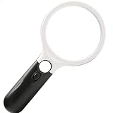 LEGZIT High-Definition-Glas-Schmucklupe Pocket Handheld 10x Tragbarer Alter Mann liest und liest eine Zeitung Friendship Lasts