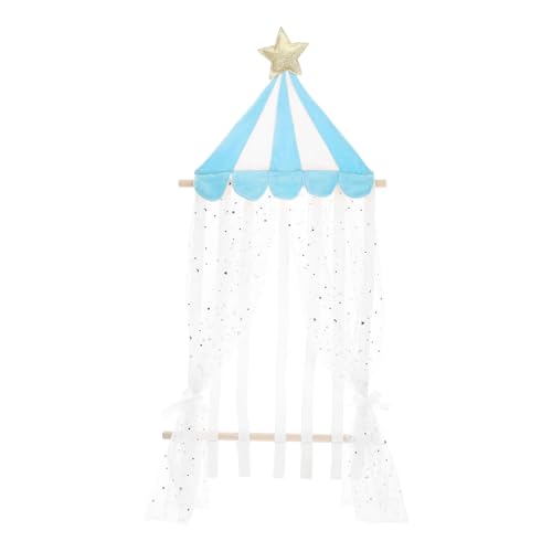 ULTECHNOVO Soporte para Diademas y Organizador de Accesorios para Bebés Colgador Antideslizante Azul Compacto y Suave para Almacenamiento de Lazos y Tocados Infantiles