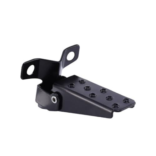Repose-pieds pliable pour moto avec pince de fixation en duo