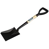 Draper 15072 rond point Mini pelle avec manche en bois, noir, 15073, 0 voltsV