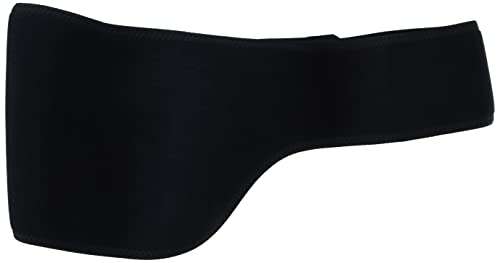 OTC Adjustable Compression Thigh Wrap, Wrap-Around Straps, Hamstring Quad Support Sleeve for Men and Women, Black, Short