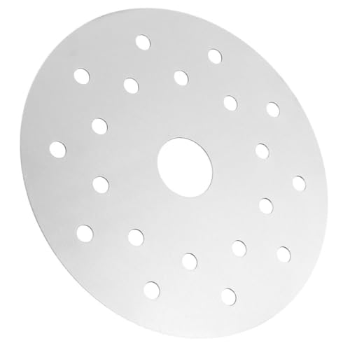 TIDTALEO Adaptador Lámina Inoxidable Placa de Inducción de Acero de Plata Conductora Ligera y Distribución Uniforme de Calor para Cocina Portátil