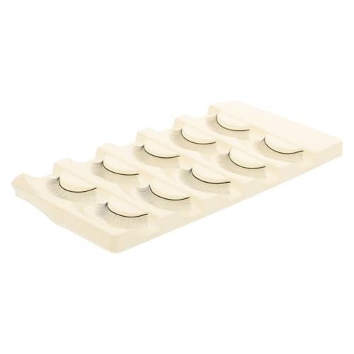VICASKY 5 Pares de Tiras de Pestañas Negro de Entrenamiento para Extensiones de Pestañas, Material Sintético Fáciles de Transportar para Extensiones de Pestañas Ideales para