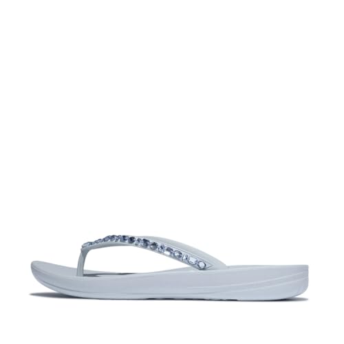 Image of FitFlop Iqushion Multi-Crystal Ergonomic Flip-Flops