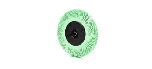 Image of Scotch-Brite Radial Bristle Brush, Aluminum Oxide, 6000 RPM, 6 Diameter x 7 /16 Width, 1 Micron (Pack of 1)