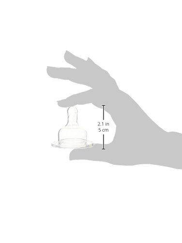 Dr. Brown's Original Wide-Neck Nipple, Level 4 (9m+), 2-Pack