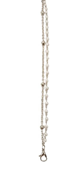 ESHIP Premium Pearl Bracelet | Stylish Two Layer Pearl Bracelet for Women and Girls | Rose and White Gold micro plated | (Rose) (B0D8GNPYJP) Amazon Price History, Amazon Price Tracker