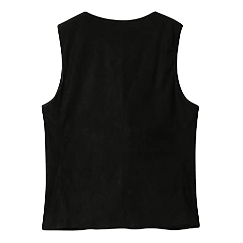 Mens Work Vest Vintage Steampunk Double Breasted Vests Halloween Cosplay Gothic Hunting Western Vest Cowboy Outfits3