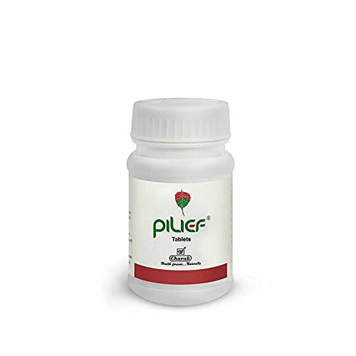 Ifra Charak Pharma Pilief Tablet for Relief in Piles- 40 Tablets (Pack of 3)