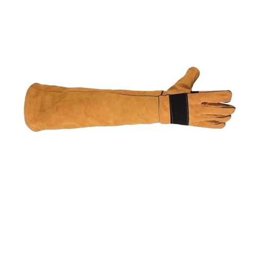QAUUCP Guantes Largos Para Jardinería Guantes de trabajo largos a prueba espinas, guantes jardinería cuero transpirables, protección(Color3-60cm)