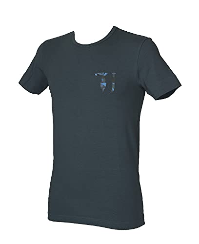 Trussardi Jeans Camiseta de Manga Corta con Cuello Redondo artículo TR0017, 357 Tunnel, S