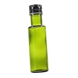 Toyvian Botella de Aceite de Vidrio con Tapa Sellada Envase Portátil para Aceite de Oliva Recipiente Resistente para Cocina y Viaje