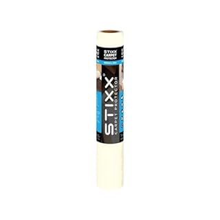 STIXX Carpet Protector - Premium Self Adhesive Carpet Protection Film - Durable and Waterproof - 600mm x 25m