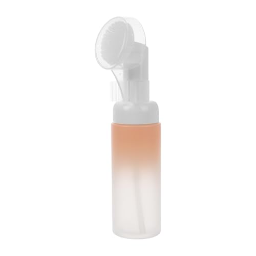 TOVINANNA Botella Refillable De Gel De Ducha Con Cabezal De Cepillo Espuma Para Limpiador Facial Y Champú Envase De Botella Portátil De Viaje Dispensador De Espuma Multifuncional, 30ml, PET